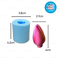 Khuôn Silicon - Tulip Mới Hoa Nhỏ Nụ 4.3cm
