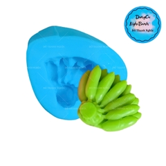 Khuôn Silicon - Trái Cây - Chuối Nải 5.8cm