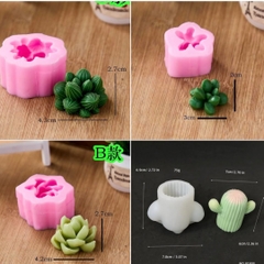 Khuôn Silicon - Combo Set 4 Sen Đá