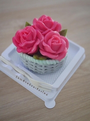 Khuôn Silicon - Đế - Đan - Đế 7.3cm Bình Hoa