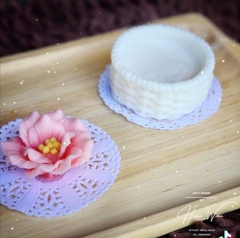 Khuôn Silicon - Đế - Đan - Đế 7.3cm Bình Hoa