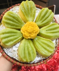 Khuôn Silicon - Đế - Tim Mâm Cúng - Trái Tim Sọc