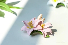 Khuôn Silicon - Chùm Hoa Lan Lyly - Kèm Lá 8.5cm