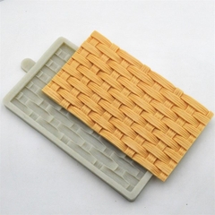 Khuôn Silicon - Viền Mảng 2D - Đan Giỏ Sợi Mì 18x11cm
