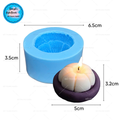 Khuôn Silicon - Trái Cây - Măng Cụt 5cm Nhỏ - 1 Nửa