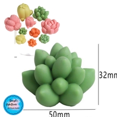 Khuôn Silicon - Sen Đá Tia 5Cm