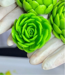 Khuôn Silicon - Sen Đá Nở - 6cm - Ngọc Xoay