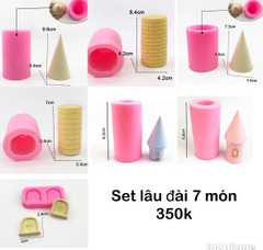 Khuôn Silicon - Lâu Đài - Đại 8c