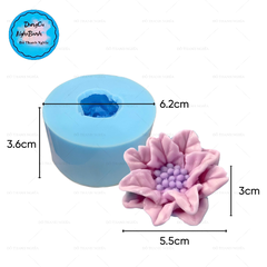 Khuôn Silicon - Hoa Cúc Nhuỵ 6cm D5