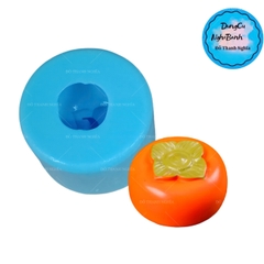 Khuôn Silicon - Trái Cây - Hồng 2.5cm