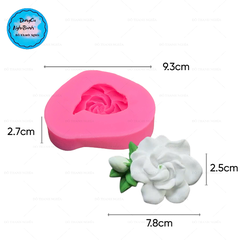 Khuôn Silicon - Chùm Hoa Cúc - Kèm Lá Nụ 7.8cm