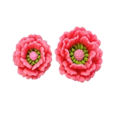 Khuôn Silicon - Hoa Mẫu Đơn - Mã Số K2 Set 2 5cm 4cm