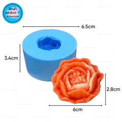 Khuôn Silicon - Hoa Cúc Xuyến Chi C5 - Cánh Thẳng - 6cm