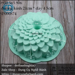 Khuôn Silicon - Đế - Tròn Cánh Nhọn Tam Giác Nhiều Tầng
