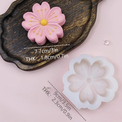 Khuôn Silicon - Hoa Mai 1c 7.7cm