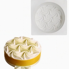 Khuôn Silicon - Đế Tròn Xoắn 8c 6cm