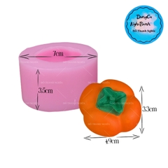Khuôn Silicon - Trái Cây - Hồng 4.9cm