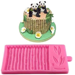 Khuôn Silicon - Viền Mảng Họa Tiết - Hàng Tre Trúc - 13.8x10.8cm