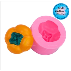 Khuôn Silicon - Trái Cây - Hồng 4.9cm