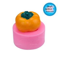 Khuôn Silicon - Trái Cây - Hồng 4.9cm