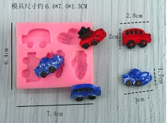 Khuôn Silicon - Xe Cộ - Xe Hơi Xe Oto 5c Nhỏ