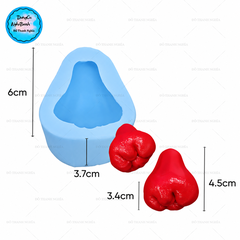 Khuôn Silicon - Trái Cây - Trái Mận 5cm