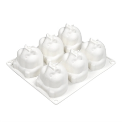 Khuôn Silicon - Động Vật - Chuột Hamster Vĩ 6c 5.7cm