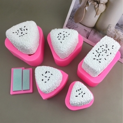 Khuôn Silicon - Món Ăn - Cục Cơm Tam Giác 5.8cm