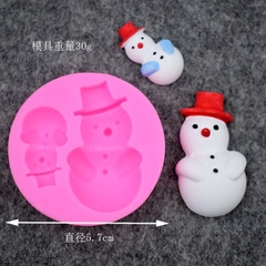 Khuôn Silicon - Noel - Người Nón 2c