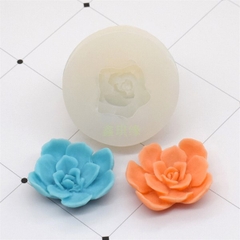Khuôn Silicon - Sen Đá Đất Bà - 4.5cm - Đất Bà