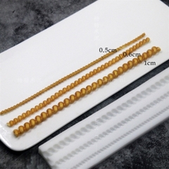 Khuôn Silicon - Viền Chuỗi Dây - Sợi thừng 3c - 12cm