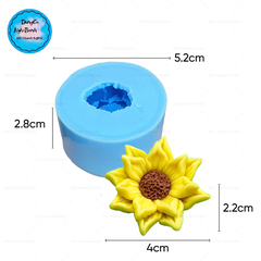 Khuôn Silicon - Hoa Cúc - Cánh Thẳng Nhọn - 4cm
