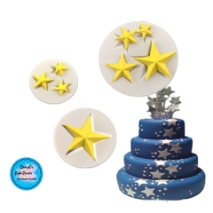 Khuôn Silicon - Bầu Trời - Ngôi Sao - TH 5.5cm 1C