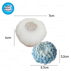 Khuôn Silicon - Hoa Cúc Tây - Cánh Thẳng - 5.7cm