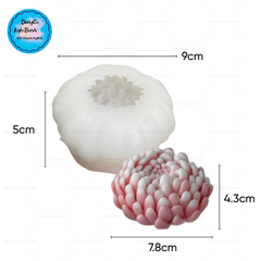 Khuôn Silicon - Hoa Cúc Tây - Cánh Thẳng - 7.8cm