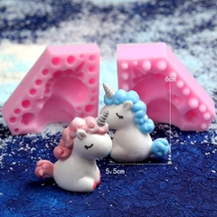 Khuôn Silicon - Động Vật - Ngựa Pony 2 Mảnh 6cm