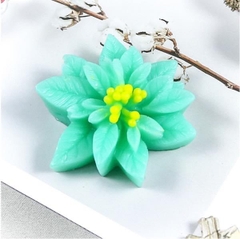 Khuôn Silicon - Hoa Cúc Trạng Nguyên Gãy Cánh - Kèm Lá 5.5cm