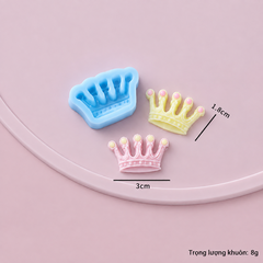 Khuôn Silicon - Vương Miệng - Vương Miện Mini