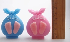 Khuôn Silicon Em Bé - Túi  Bàn Chân 6.2cm