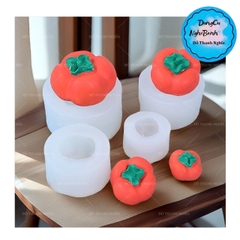 Khuôn Silicon - Trái Cây - Hồng 7.2cm