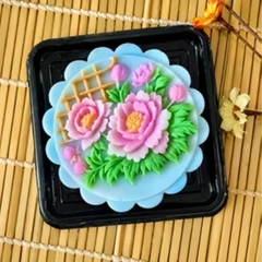 Khuôn Silicon - TT Hoa Trung Thu - 9cm - Mẫu 24