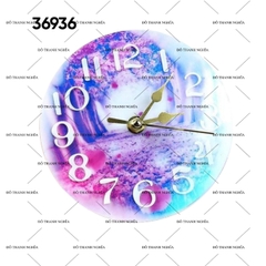 Khuôn Silicon - Đồng Hồ - Số 10cm