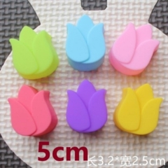 [10 cup] Khuôn Silicon - Cup Set 5cm - M28 - Tulip