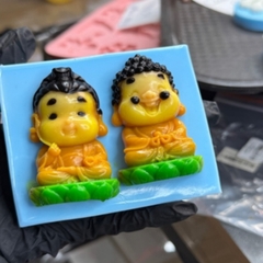 Khuôn Silicon - Ông Phật Ngồi Tọa Sen 2c - 4Cm