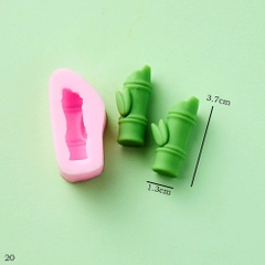 Khuôn Silicon - Gốc Thân Cây - Tre Trúc 3.7cm