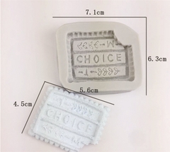 Khuôn Silicon - Kẹo - Socola vỡ 5.6cm