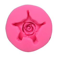 Khuôn Silicon - Hoa Hồng Nở - 6cm - 5 Cánh