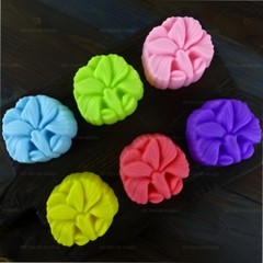 [10 cup] Khuôn Silicon - Cup Set 5cm - M59 Hoa Phượng