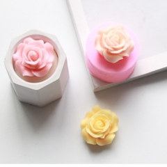 Khuôn Silicon - Hoa Hồng Nở - 3.3cm - Cánh Mỏng