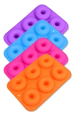 Khuôn Silicon - Donut - Vĩ 7.4cm H3.5 6c